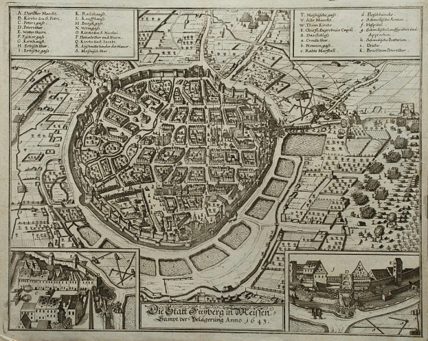 Eine alte Schwarz-Weiß-Karte von Berlin, Deutschland, die Gebäude, Bäume und Text zeigt.